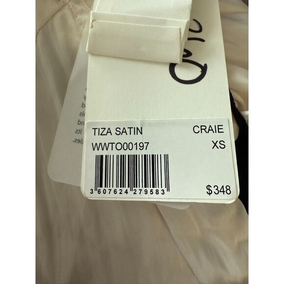 NWT Zadig & Voltaire Tiza Satin Top size XS - Picture 6 of 8